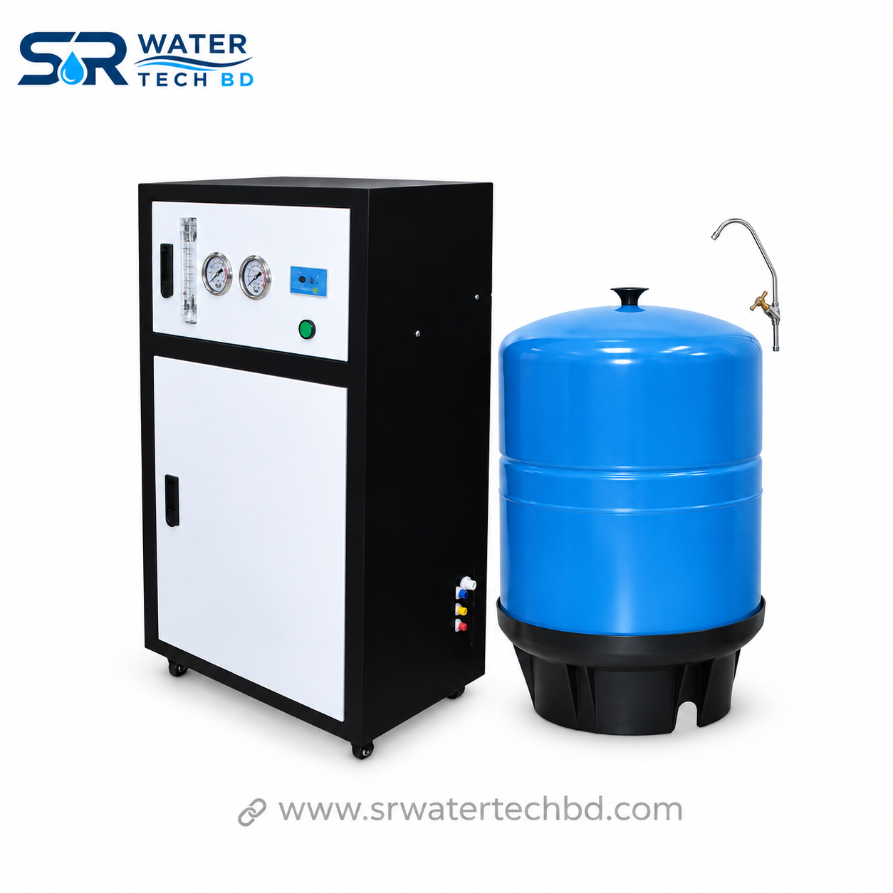 Heron GRO-800-C 800 GPD Standing Cabinet Commercial RO Water Purifier