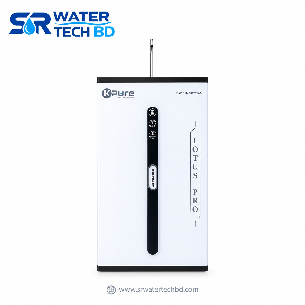 Kpure Lotus Pro 7-Stage 100 GPD Mineral RO Water Purifier